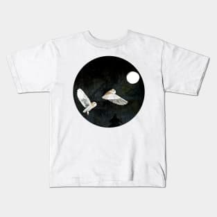 Barn Owls Kids T-Shirt